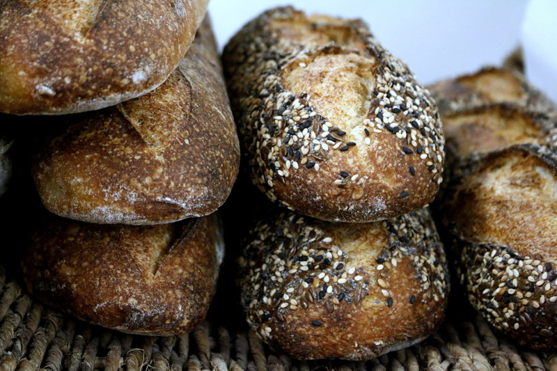 bread, french, grain, wholegrain, healthy eating, baguette, bake, freshness, slice, wellbeing, cafe, crust, flour, focus on foreground, poppy seed, loaves
