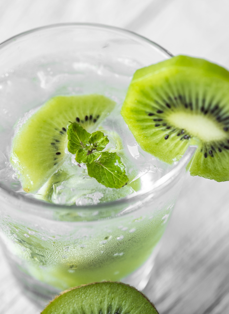 close-up, fruit, detox water, beverage, homemade, alcohol, flavored, drinking, indoors, green color, 4K, dehydration, mojito, healthcare, drink, healthy