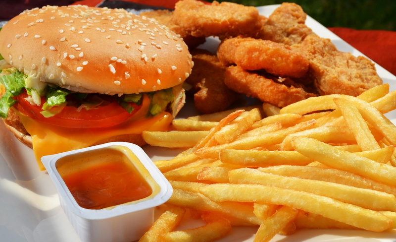condiment, tray, freshness, close-up, potato, prepared potato, temptation, hamburger, food and drink, fast food french fries, fried, relish, 1080P, no people