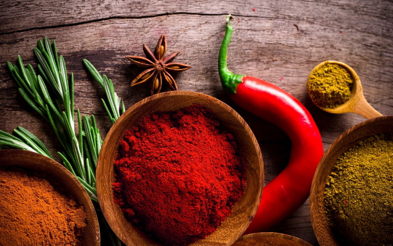 ground - culinary, indian food, spice, paprika, turmeric, choice, no people, herb, kitchen utensil, Vegetables, ingredient, organic, red chili pepper, food