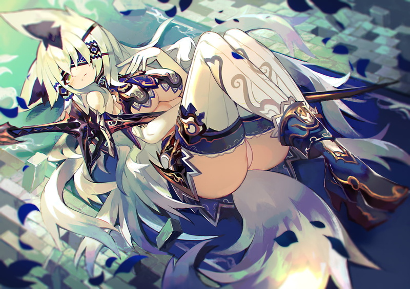 artwork, 720P, mamuru, mecha girls