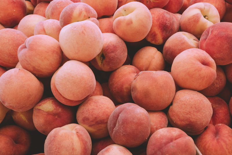 food, peach, 4K, fruits, PEACHES