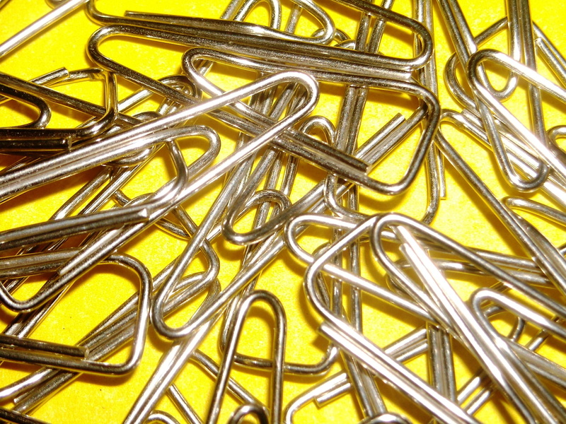 paper, paper clip, indoors, no people, metal, full frame, backgrounds, large group of objects, wire, close-up, business, clip, group, office supply, still life