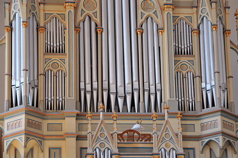 gray, 2K, musical instrument, cathedral, built structure, history, metal, no people, organ, day, pipe - tube, belief, ornate, architecture, spirituality