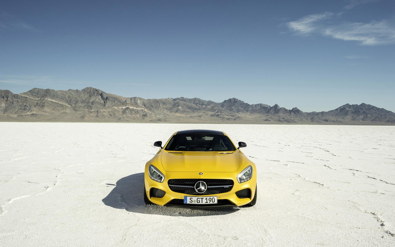 mercedes benz, 2K, mercedes, car, benz, solarbeam, gt, yellow, amg, 2015, cars