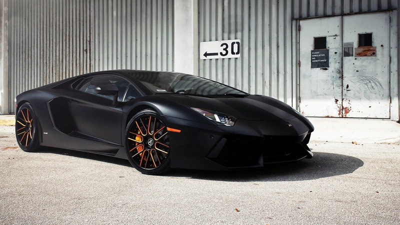 1080P, matte, aventador, lamborghini, cars, hd