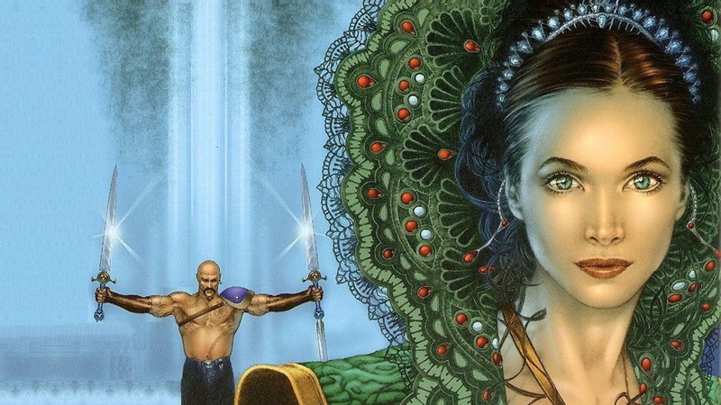 1080P, women, swords, princess, 3d and abstract