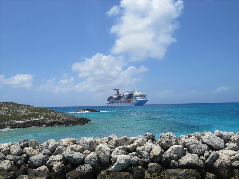 scenics - nature, nautical vessel, 2K, beauty in nature, tranquil scene, blue, cruise, nature, yacht, outdoors, travel, sea, cay, ship, rock - object