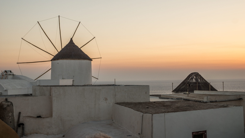 santorini, building, holidays, industry, alternative energy, urlaub, water, outdoors, environment, renewable energy, wind power, fuel and power generation