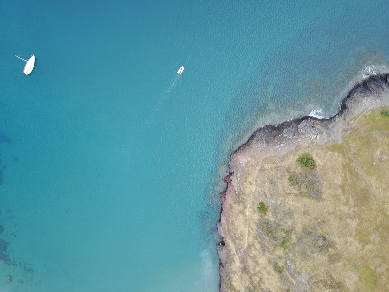 tranquil scene, daytime, high angle view, 4K, non-urban scene, landscape, aerial, outdoors, united states, nature, nautical vessel, scenics - nature, day