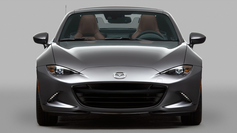 gray, 4K, car, silver, mazda, NYIAS 2016, roadster, Mazda MX-5 RF