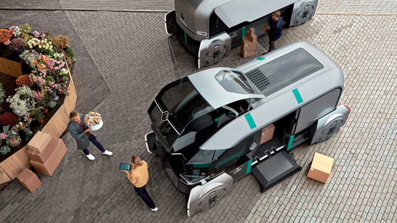 5K, Renault EZ-PRO, 5K, electric cars