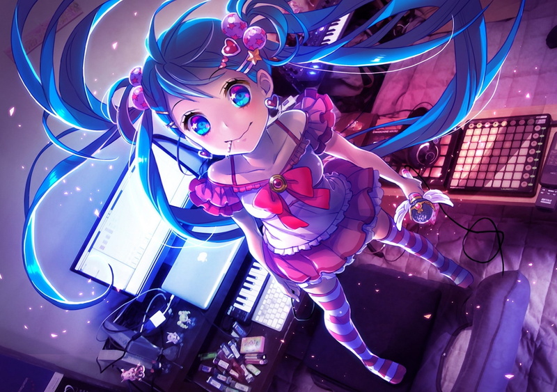 Yamori, amusement park, human representation, sculpture, art and craft, Hatsune miku, multi colored, enjoyment, indoors, close-up, 1080P, arts culture and entertainment
