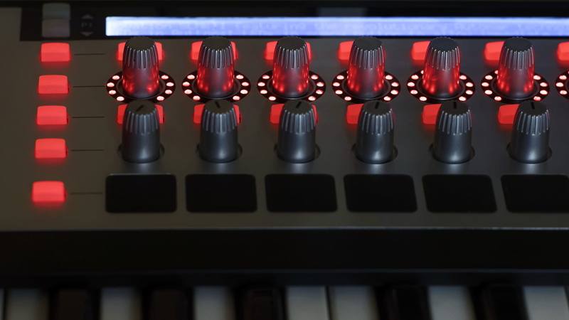 sound, close-up, steel, indoors, musical equipment, no people, number, synthesizer, red, leds, indicator, flaps, arrangement, communication, technology