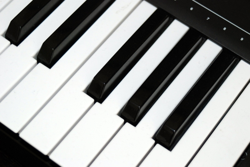 white color, musical equipment, keyboard keys, 4K, arts culture and entertainment, simplicity, extreme close-up, black white, backgrounds, musical, striped