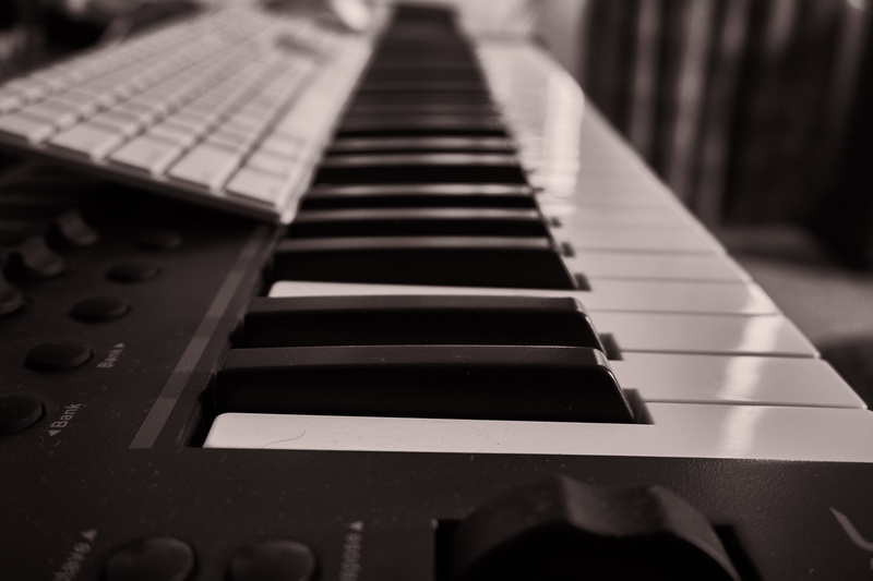high angle view, note, keyboard, piano, performance, no people, ivory, equipment, in a row, keyboard instrument, retro, jazz, piano key, musician, audio