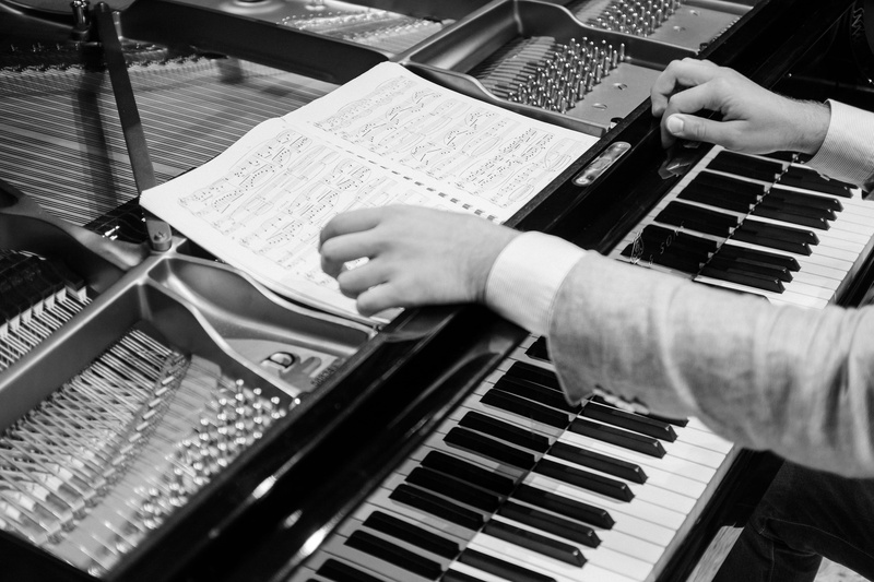 hand, piano, one person, handed, concert, harmony, black, closeup, hands, white, chord, pianist, musician, musical equipment, keyboard, playing, 4K, indoors