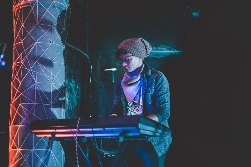 business, live performance, musician, concert, band, playing, man, music, beanie, adult, creativity, energy, brown, illuminated, occupation, party, young adult