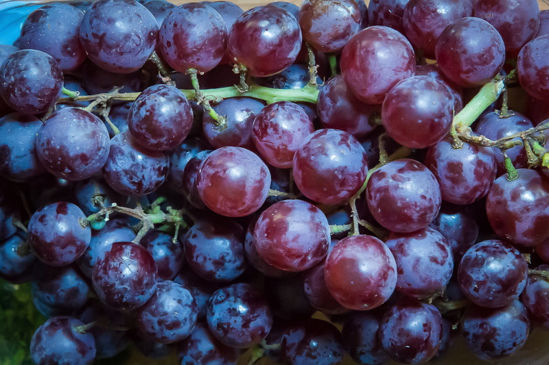 grape, winegrowing, no people, food, freshness, vine, abundance, table grapes, close-up, wellbeing, still life, red grapes, red, purple, 2K, full frame