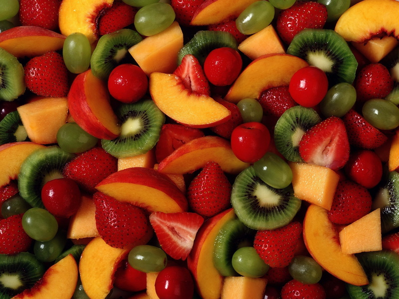 orange, dieting, freshness, strawberries, nature, group of Objects, organic, healthy Eating, fruit salad, kiwi, sweet Food, refreshment, chopped, yellow