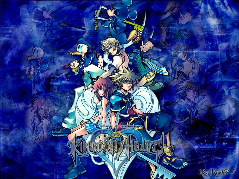 kingdom, destiny, games, video, 480P, true, art, hearts, hd, Video Games, sora, riku, Kingdom Hearts