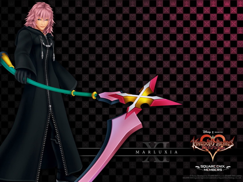 DS, games, hearts, art, marluxia, 480P, hd, Kingdom, days, video