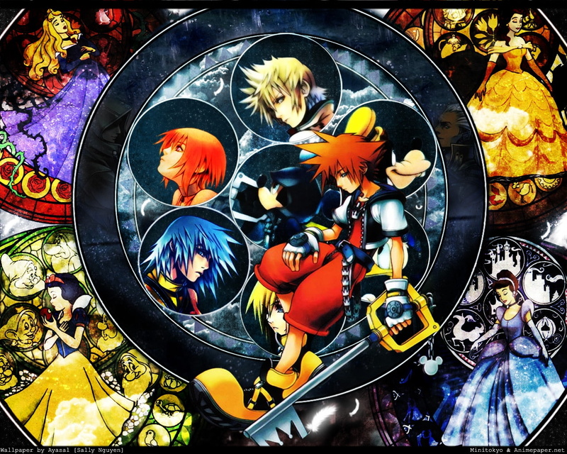 Kingdom Hearts, games, video, x, mickey, art, sora, hearts, kingdom, 720P, kairi, goofy, hd