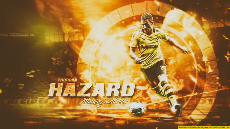 1080P, Borussia Dortmund, Thorgan Hazard, Belgian, Soccer