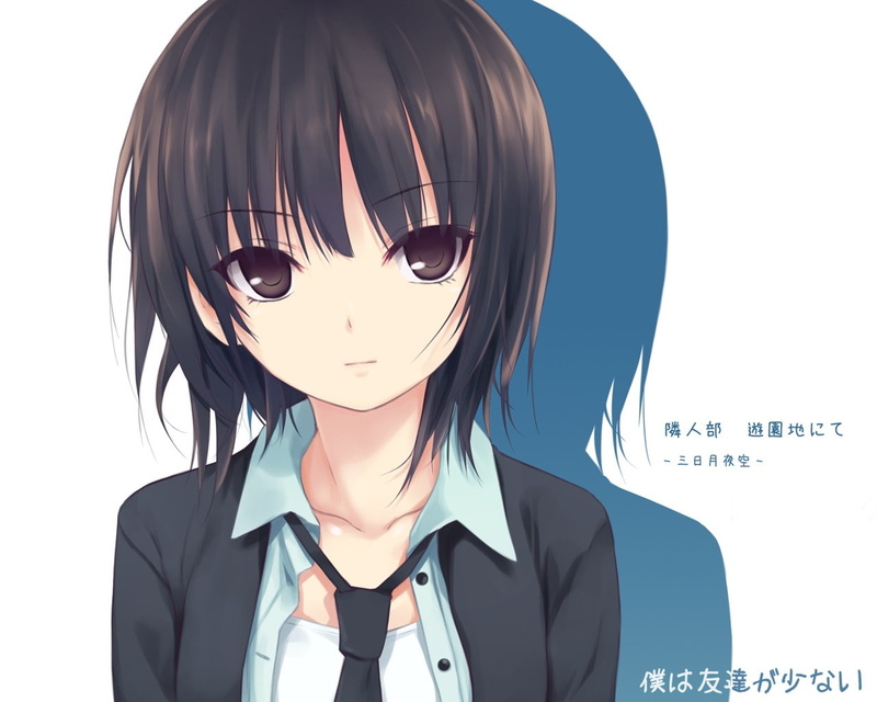 720P, anime girls, young women, business, portrait, technology, clothing, Amagami SS, formalwear, obscured face, women, hairstyle, young adult, real people