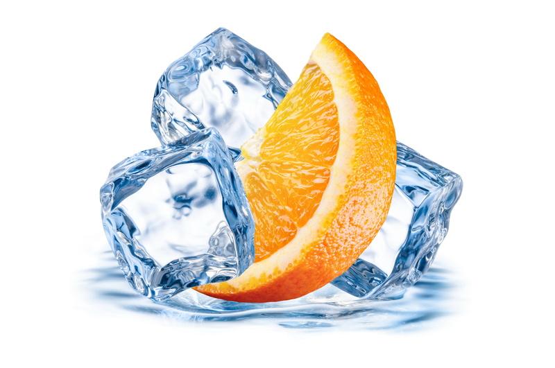 ice, 5K, juicy, citrus, orange