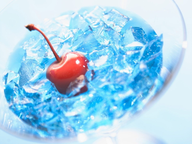 ice cubes, cherries, liquid, 720P