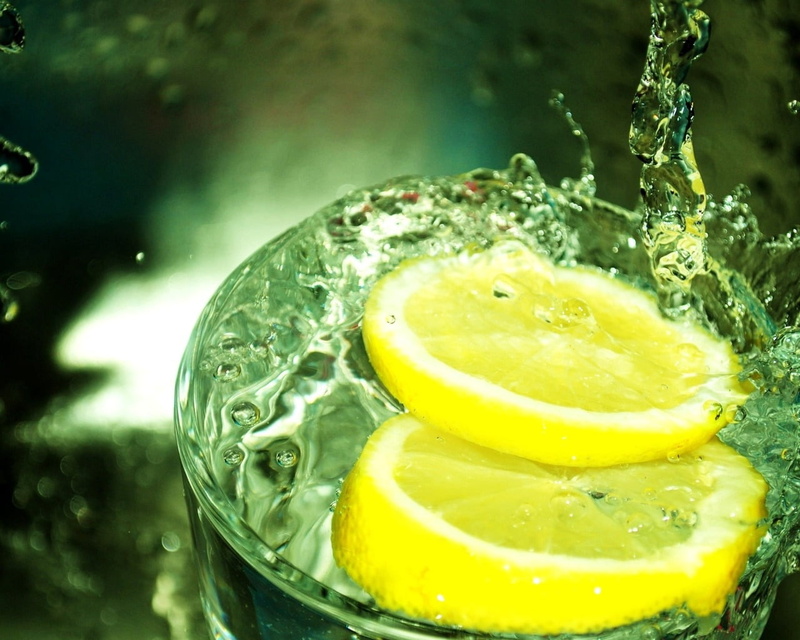 motion, spray, juicy, summer, juice, lime, splashing, fruit, bubble, water, drink, slice, glass, lemon, lemon soda, food, yellow, healthy Eating, splash
