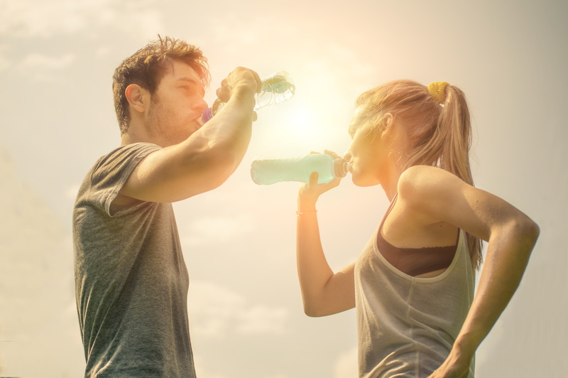 rehydration, 2K, water bottles, fluid intake, recovery of mineral salts, after workout