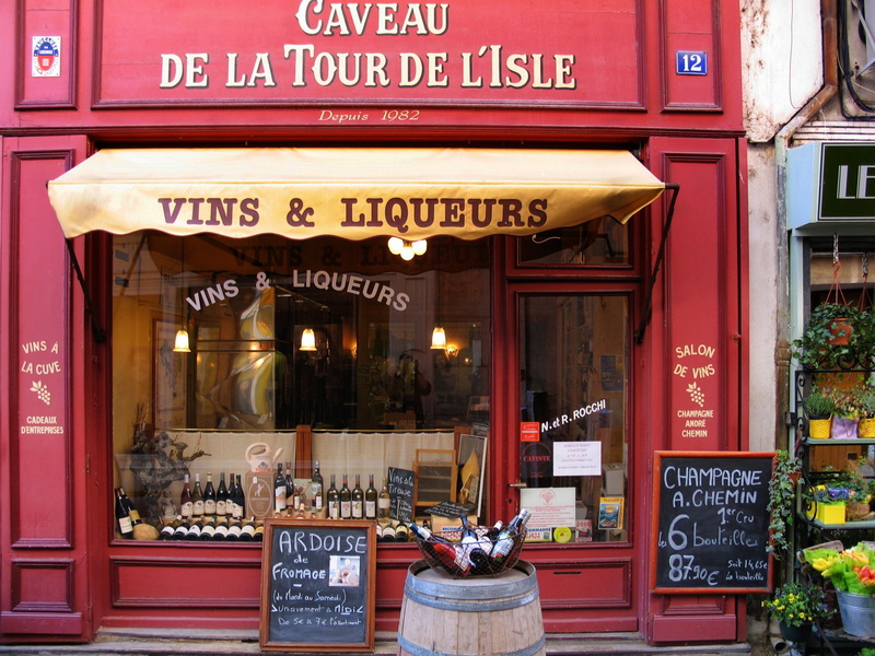 script, city, lisle-sur-la-sorgue, caveau, store sign, provence, l, built structure, de, food, food and drink, text, menu, information, illuminated, tour
