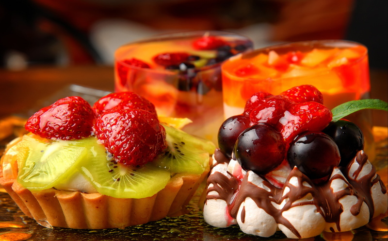 food, still life, 5K, cakes, Desserts, no people, dessert, sweet food, strawberry, snack, sweet, variation, Food and Drink, indoors, healthy eating, wellbeing