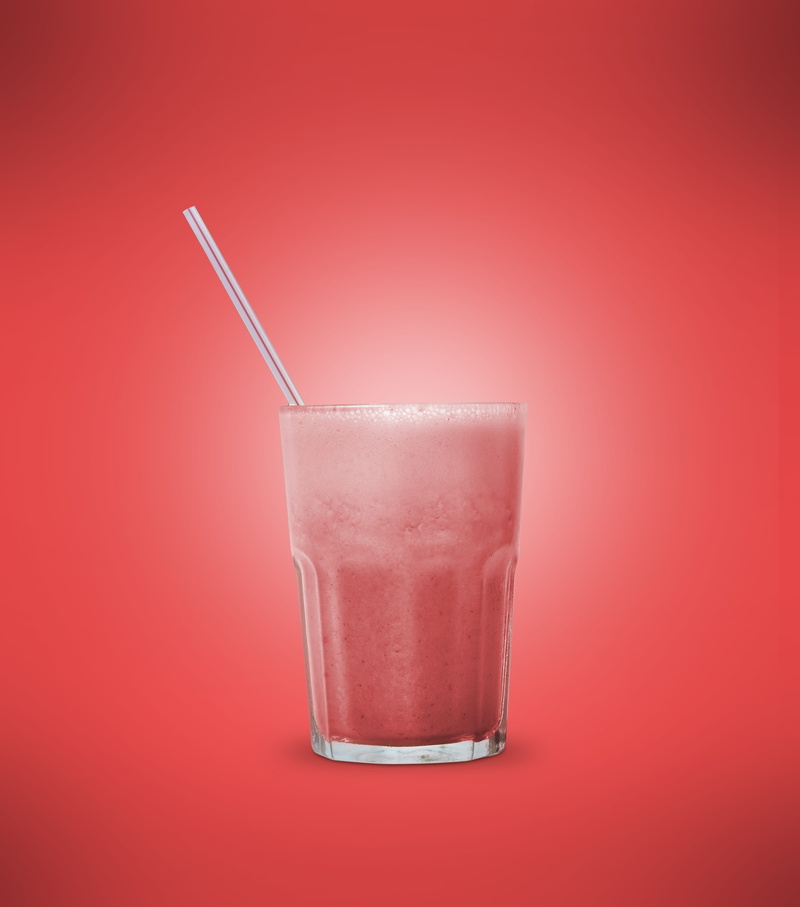 household equipment, studio shot, no people, straw, drinking straw, dairy product, colored background, close-up, liquid, refreshment, healthy eating, guava