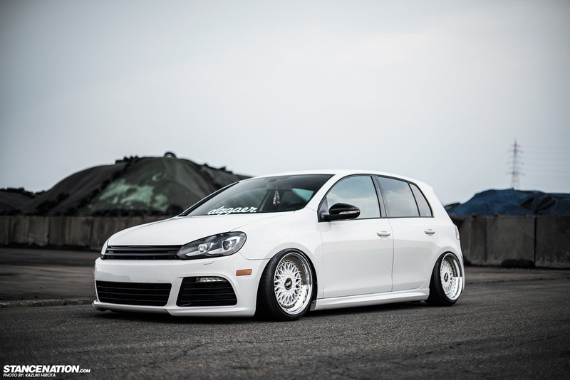 Stanced VW Golf GTI, Volkswagen, 720P