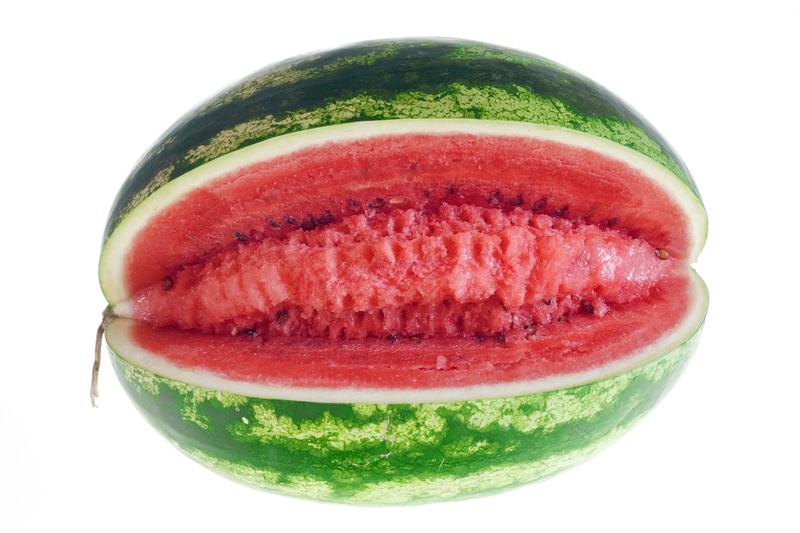 nutrition, refreshment, cut, healthy eating, ripe, indoors, eatinghealthy, watermelon, fruit, still life, ready-to-eat, isolated, white background, studio shot