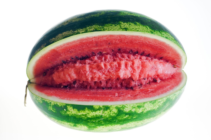 slice, vitamin, isolated, juicy, ripe, watermelon, wellbeing, healthyfood, studio shot, white background, close-up, fresh, green color, food and drink