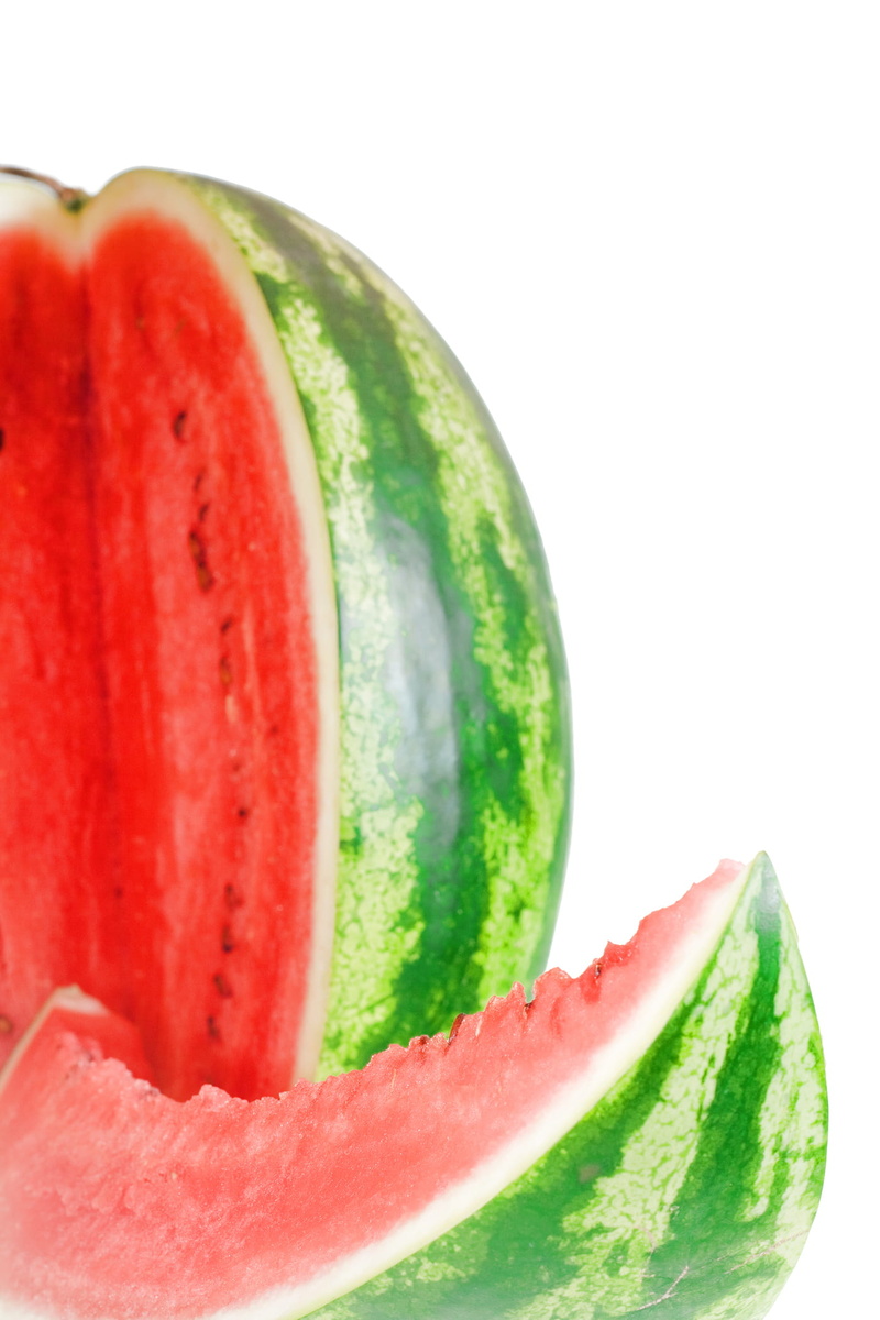 fresh, watermelon, small group of objects, eatinghealthy, white background, slice, nutrition, cross section, isolated, melon, juicy, diet, food, white