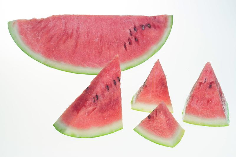 healthyfood, melon, refreshment, nutrition, watermelon, group of objects, white background, slice, ripe, red, no people, snack, wellbeing, fresh, isolated