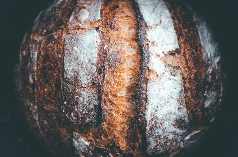 loaf, still life, 4K, food and drink, bakery, food, homemade, textured, freshness, high angle view, brown, bite, flour, healthy, backgrounds, day, knead