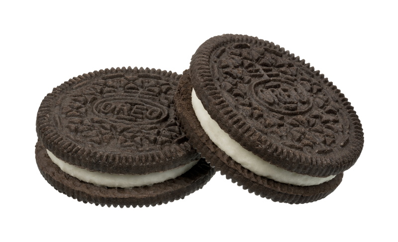 cookies, oreos, indoors, cut out, pattern, unhealthy, nabisco, shoe, single object, fat, copy space, textile, white background, black color, shape, diet