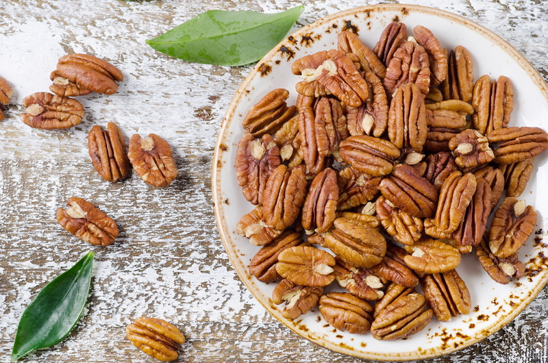 pecan, plate, 1080P, nuts