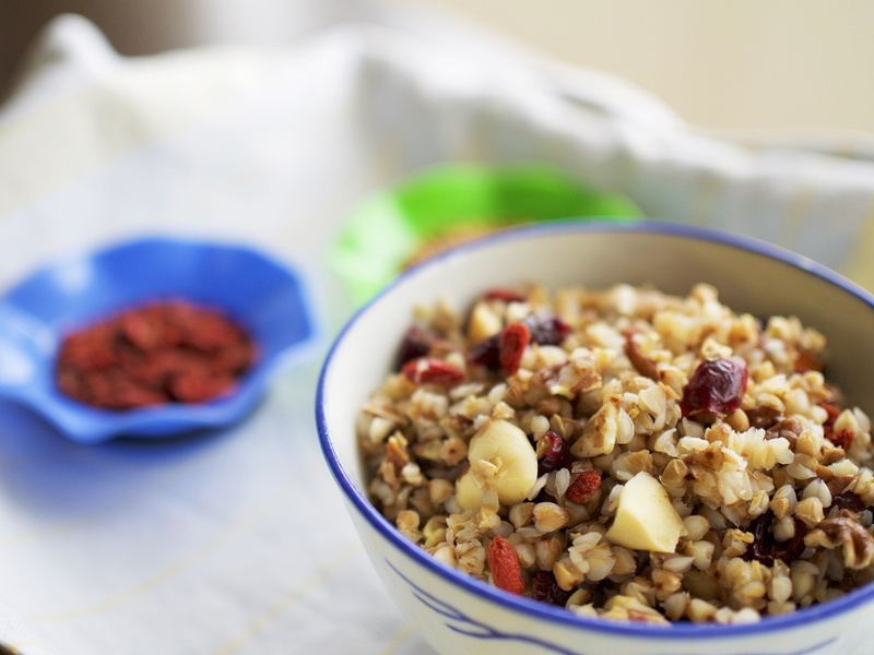 healthy, healthy lifestyle, dried fruit, indoors, ready-to-eat, table, 4K, oatmeal, no people, white, agave syrup, porridge, breakfast, granola, meal