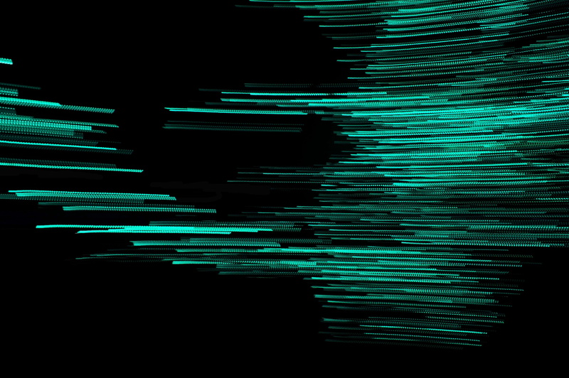 full frame, indoors, movement, long exposure, design, light - natural phenomenon, modern, glow, green color, close-up, illuminated, lighting equipment