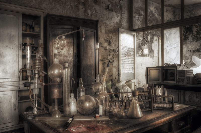 devices, 1080P, background, laboratory