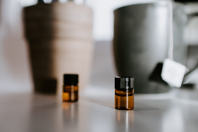 white, jar, tea, medicine, aftershave, oils, still life, dropper, glass, perfume, two objects, home office, paper, close-up, orange, table, no people, reflection