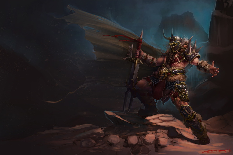 pose, spikes, Warrior, sword, 1080P, cloak, the wind