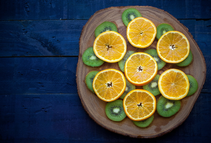 ripe, 2K, high angle view, citrus fruit, still life, wellbeing, orange, studio shot, slice, oranges, kiwis, sliced, orange - fruit, indoors, fruit, directly above
